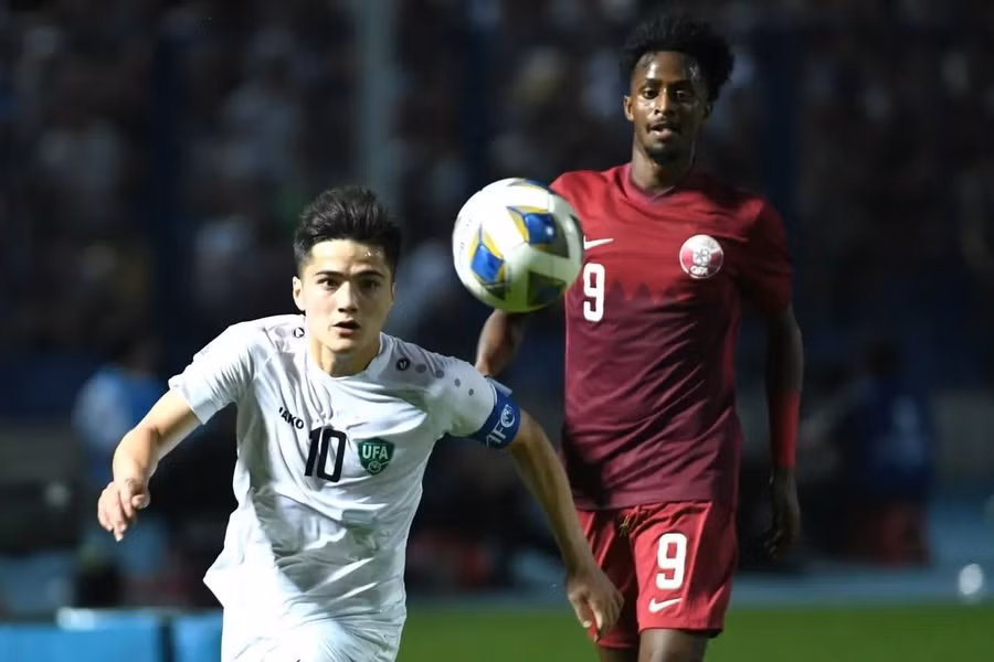 Jaloliddinov hứa hẹn bùng nổ cùng U.23 Uzbekistan ở chung kết U.23 châu Á. Ảnh: AFC