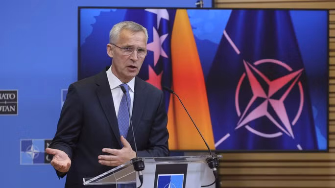 Tổng thư ký NATO Jens Stoltenberg. Ảnh: AP