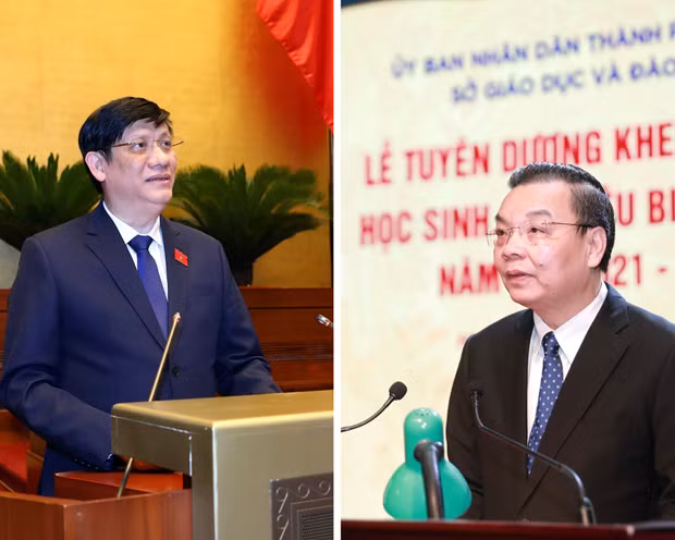 Ông Nguyễn Thanh Long (trái) và ông Chu Ngọc Anh bị khai trừ ra khỏi Đảng. (Nguồn: TTXVN) Ông Nguyễn Thanh Long (trái) và ông Chu Ngọc Anh bị khai trừ ra khỏi Đảng. (Nguồn: TTXVN)