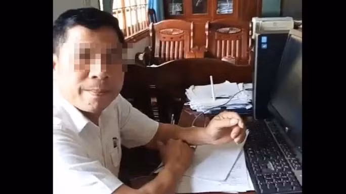 Ông T.V.H bị người dân tố say xỉn, xưng hô 