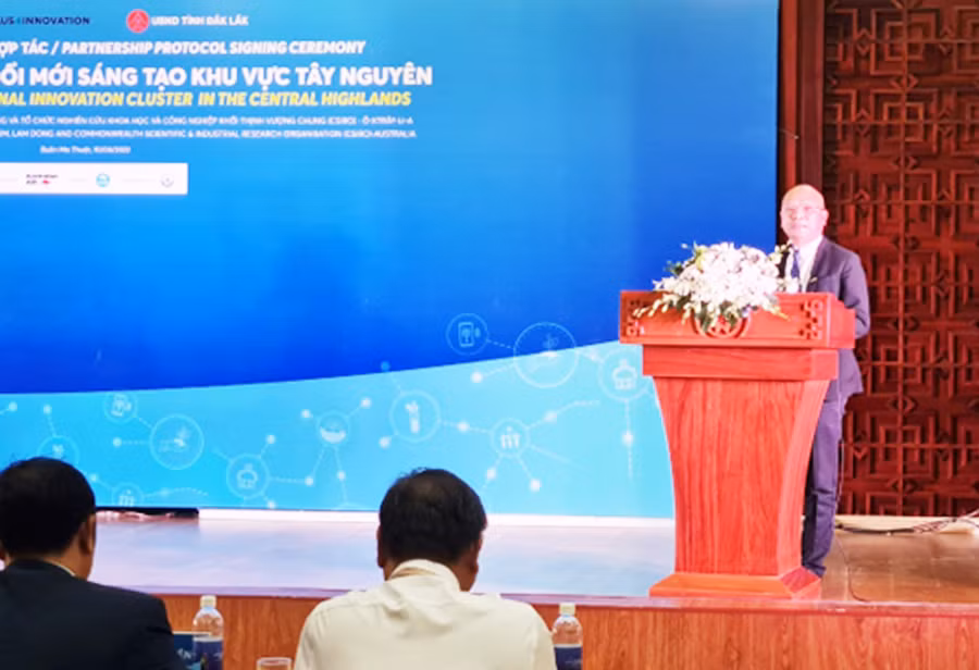  Ông Lê Thành-Chủ tịch HĐQT Công ty cổ phần Lavifood phát biểu tại hội nghị