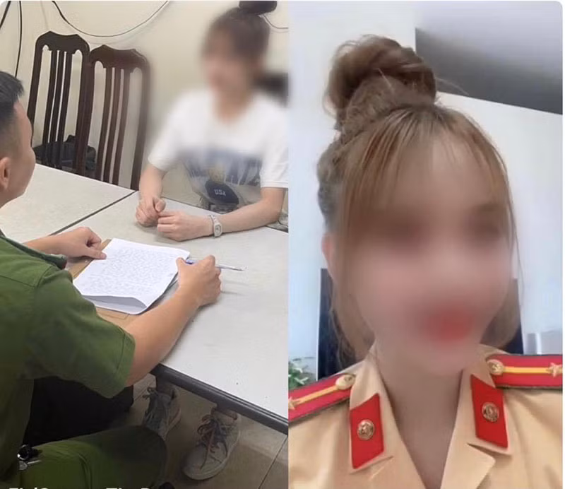 T.D.H làm việc tại cơ quan công an. T.D.H làm việc tại cơ quan công an.
