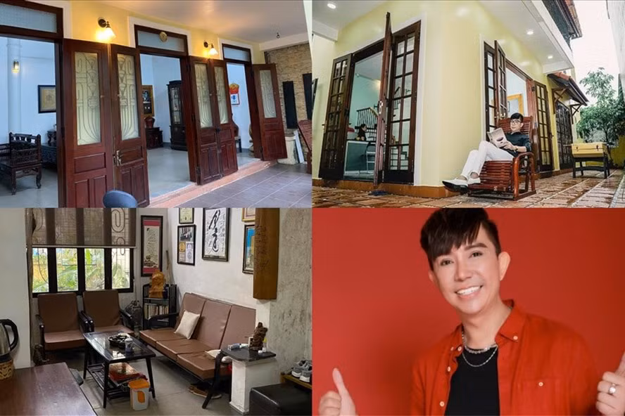 Không gian biệt thự của gia đình Long Nhật. Ảnh: NSCC.