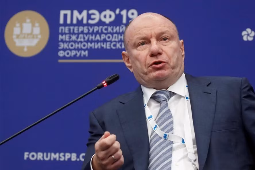 Tỉ phú Nga Vladimir Potanin nộp phạt 2 tỉ USD. Ảnh: AFP
