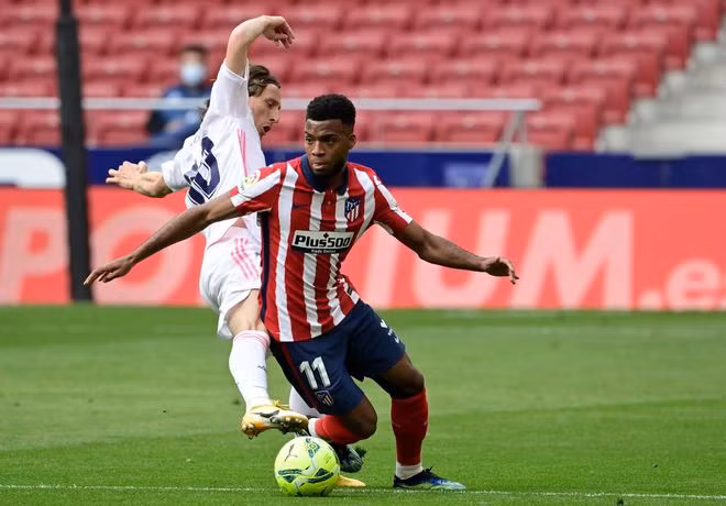 Atletico Madrid đã nắm thế chủ động trước Real Madrid phần lớn thời gian trận đấu - ẢNH: AFP