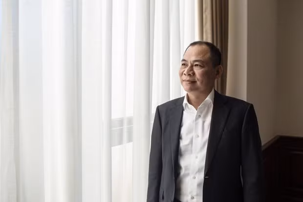 Chủ tịch Tập đoàn Vingroup, ông Phạm Nhật Vượng. (Ảnh: Yen Duong/Bloomberg)
