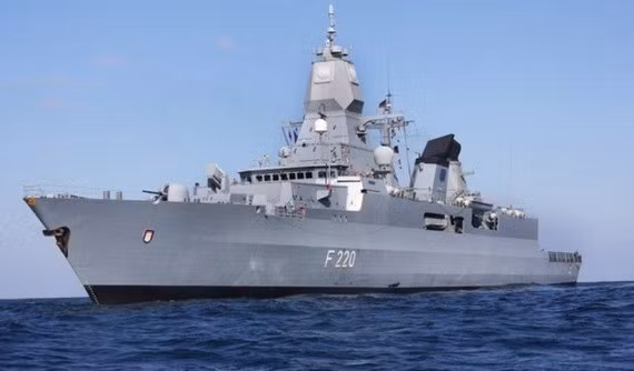 Một khinh hạm lớp Sachsen của Đức. Nguồn: Bunderswehr Một khinh hạm lớp Sachsen của Đức. Nguồn: Bunderswehr