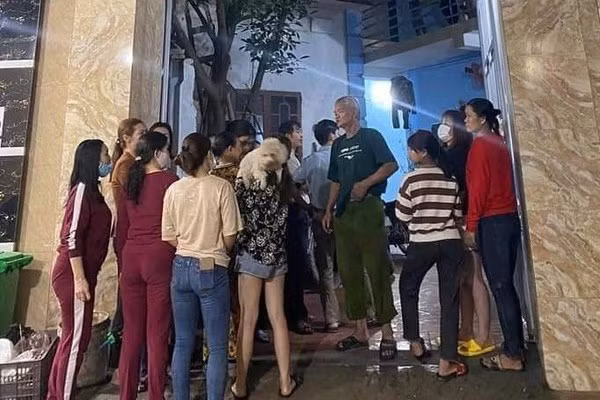 Khu vực phòng trọ xảy ra vụ việc.