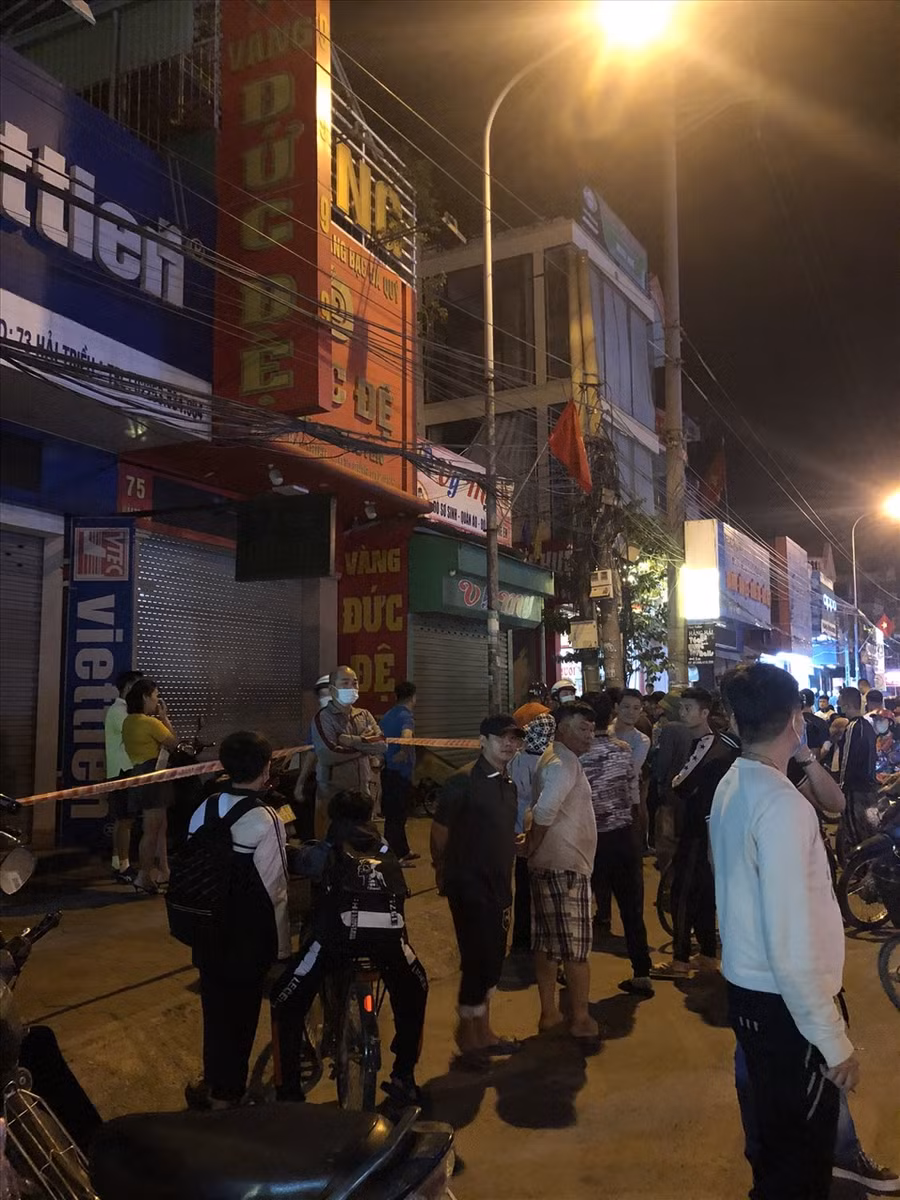 Hiện trường vụ việc. Ảnh CTV
