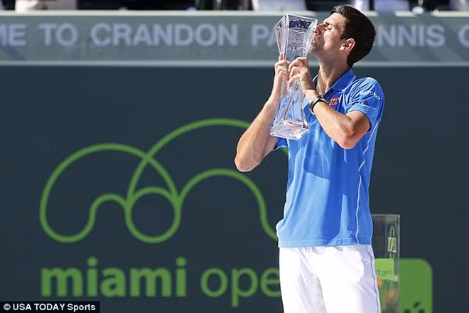 Djokovic lần thứ 5 vô địch Miami Open.