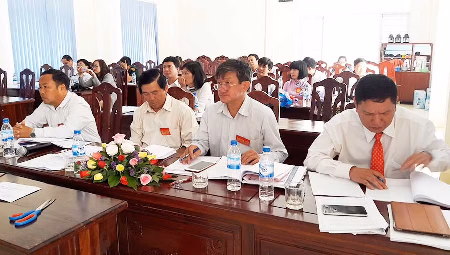 Ban Giám khảo hội thi. Ảnh: Đinh Yến Ban Giám khảo hội thi. Ảnh: Đinh Yến