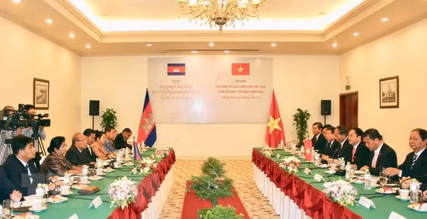 Quang cảnh hội đàm.