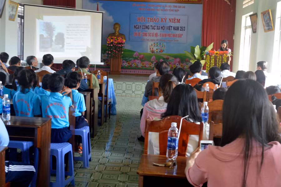 Quang cảnh buổi hội thảo. Ảnh: Đ.Y Quang cảnh buổi hội thảo. Ảnh: Đ.Y