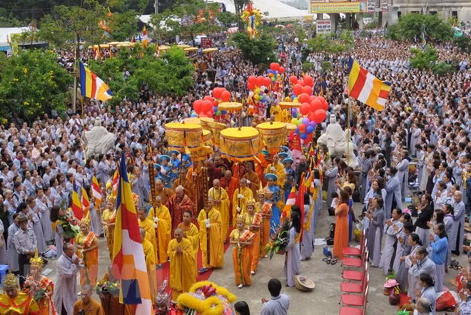 Lễ hội Quán Thế Âm 19/2 - Ngũ Hành Sơn. (Ảnh: Trần Lê Lâm/TTXVN)