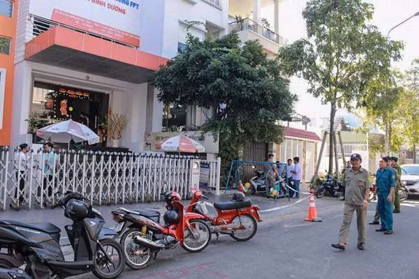 Hiện trường vụ việc.