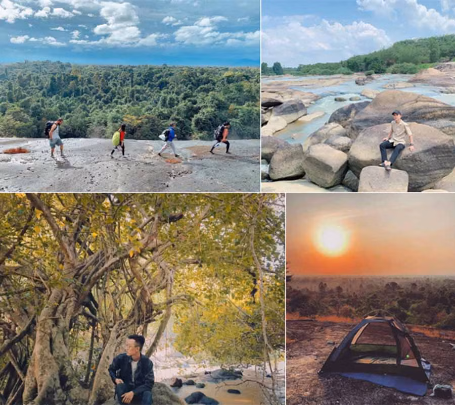  Cách TP.HCM 170 km, thác Mai trải dài khoảng 2km diện tích mặt nước, được hợp thành từ vô số dòng suối, thác, và sông nhỏ. Đây là một trong số những ngọn thác ở Đồng Nai vẫn giữ nguyên nét hoang sơ, mộc mạc. Vào mùa hoa nở, thác Mai còn đẹp hơn khi khắp triền suối là hoa mai, hoa lan rừng, thủy tiên với màu sắc rực rỡ, thu hút. Ảnh: Jennyriccikahn, vietle.py, phacao, leduykhang.1405.