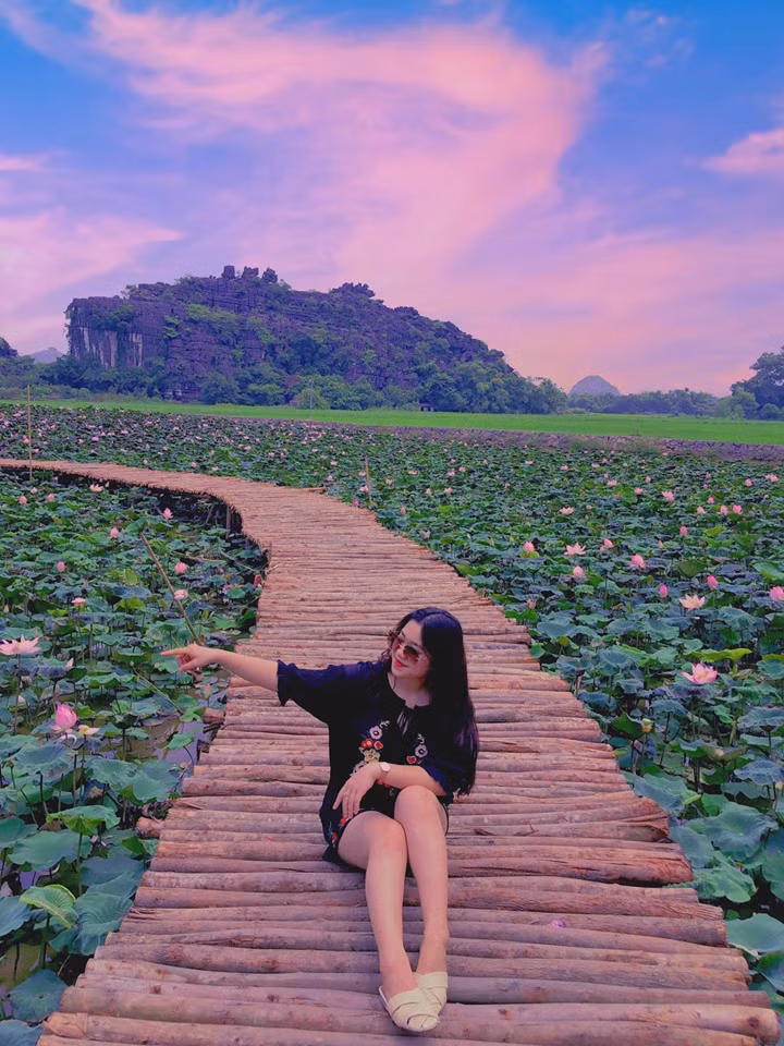 Hồ sen đang nở rộ giữa thu, được giới trẻ check-in rần rần. Hồ sen đang nở rộ giữa thu, được giới trẻ check-in rần rần.