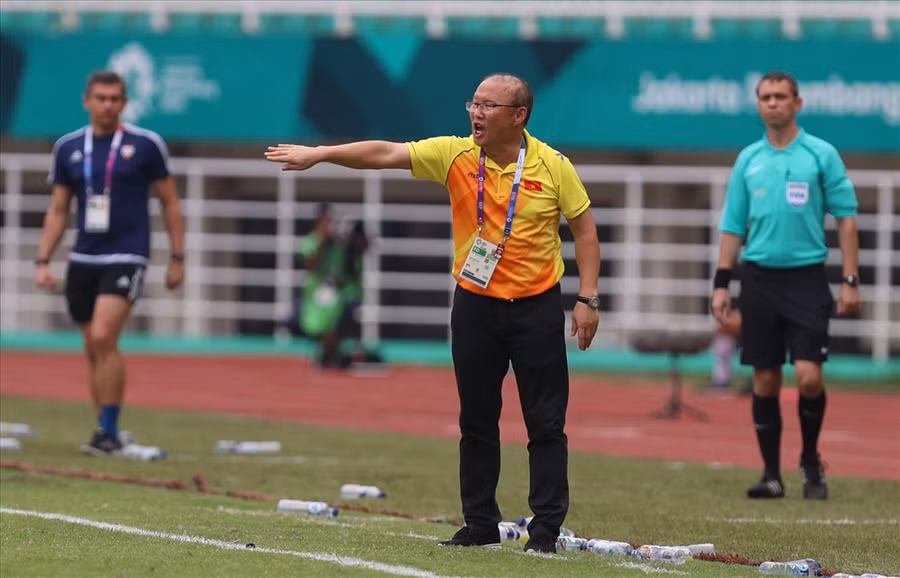  HLV Park Hang-seo và U23 Việt Nam từng thua U23 UAE ở ASIAD 18 trong trận tranh HCĐ. Ảnh: Đ.Đ