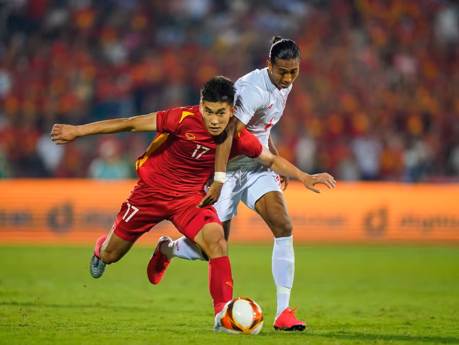 U.23 Myanmar đã chơi rất quả cảm trước U.23 Việt Nam. Ảnh: Độc Lập