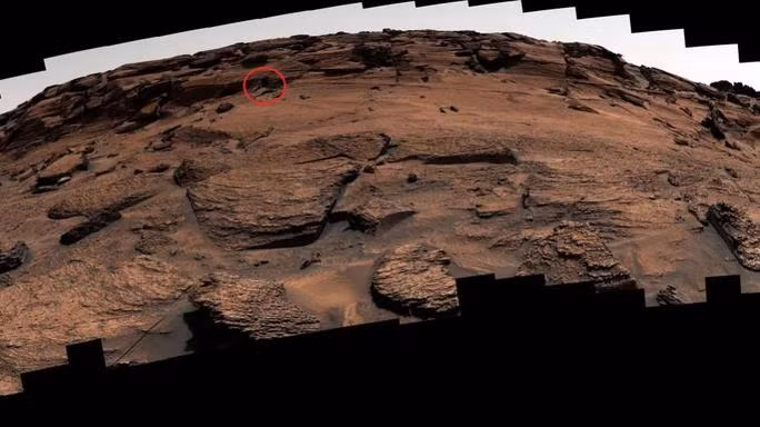 Hình ảnh Curiosity gửi về Trái Đất - Ảnh: NASA