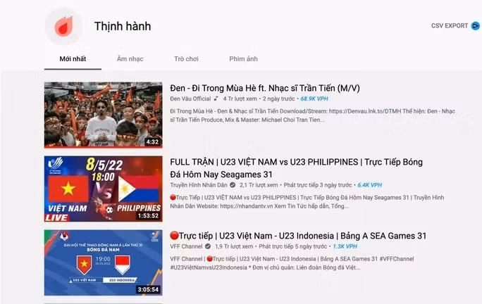 Ca khúc của Đen Vâu luôn được yêu thích