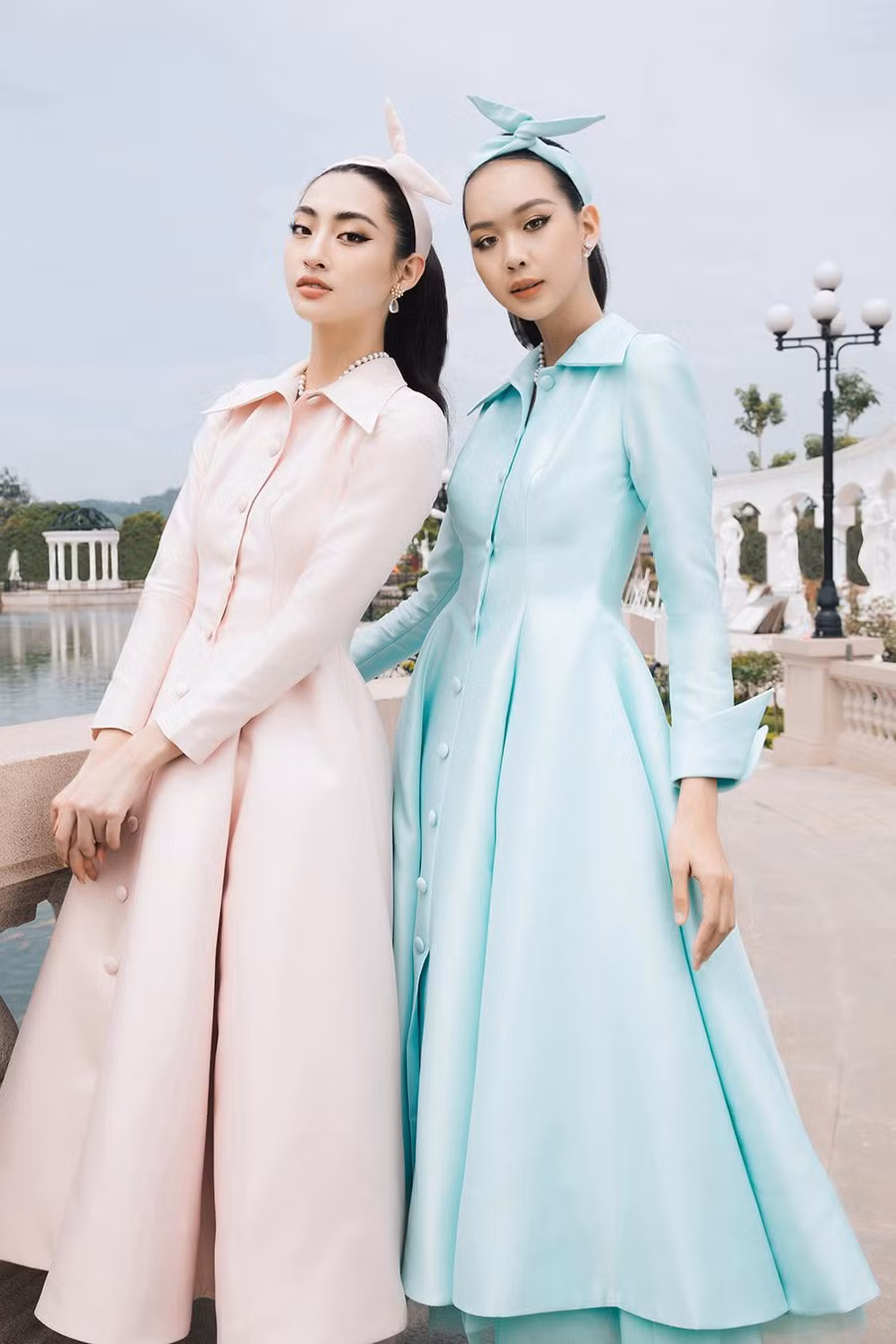 Mặc dù sở hữu chiều cao ấn tượng 1m78 nhưng khi đọ sắc với Lê Nguyễn Bảo Ngọc, Lương Thùy Linh vẫn không phải là...đối thủ.
