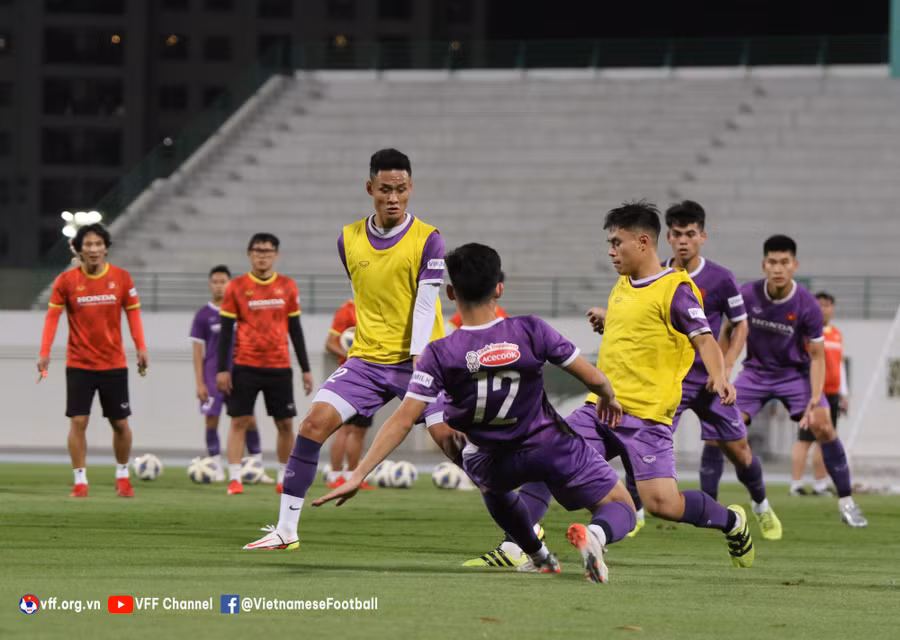 U23 Việt Nam đang rèn luyện tích cực để chuẩn bị cho giải đấu lớn. Ảnh: VFF