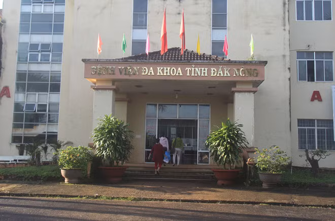 Bệnh viện tỉnh Đak Nông nơi xảy ra hàng loạt sai phạm.