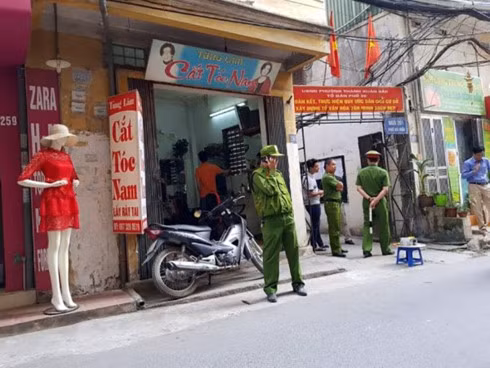 Hiện trường xảy ra vụ việc (Ảnh: Đ. N).