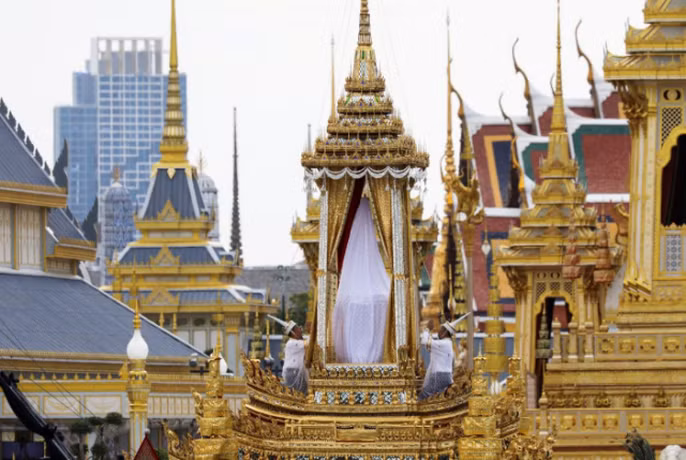 Một số hình ảnh trong buổi tập dượt. Ảnh: REUTERS