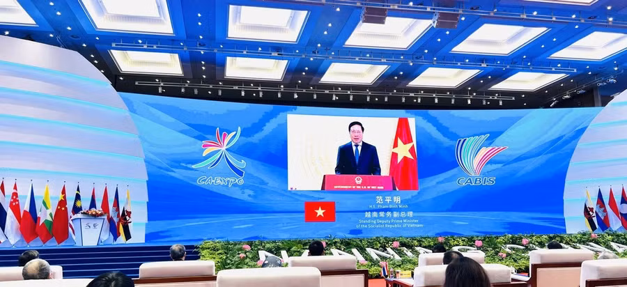 Phó Thủ tướng Thường trực Phạm Bình Minh đánh giá cao những kết quả quan trọng ASEAN và Trung Quốc đã đạt được thời gian qua. Ảnh: Bộ Ngoại giao