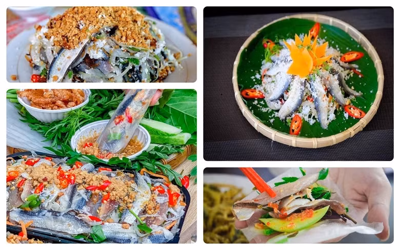 Gỏi cá trích Phú Quốc ở tỉnh Kiên Giang là một trong những đặc sản được xác lập kỷ lục châu Á. Ảnh nguồn baodantoc.vn