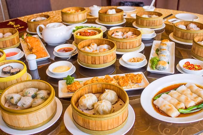 Dimsum là món ăn được đánh giá cao tại Kabin Restaurant. Ảnh: Renaissance Riverside Hotel Saigon