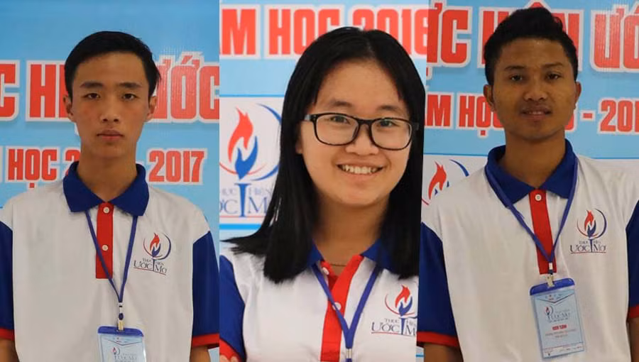  Từ trái qua: Nguyễn Phúc Hải, Nguyễn Thị Thu Thúy và Ksor TLonh. Ảnh: H.Y