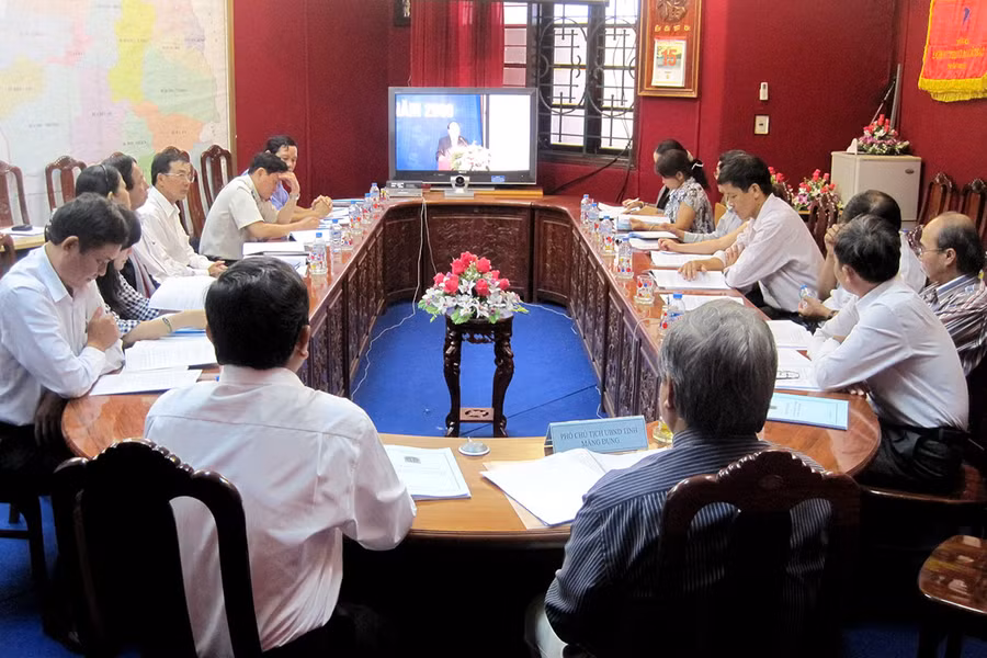 Quang cảnh dự họp tại đầu cầu Gia Lai. Ảnh: Hồng Thi Quang cảnh dự họp tại đầu cầu Gia Lai. Ảnh: Hồng Thi