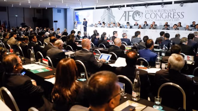 Đại hội bất thường của AFC tại Paris (Pháp) hôm 4.6 Đại hội bất thường của AFC tại Paris (Pháp) hôm 4.6