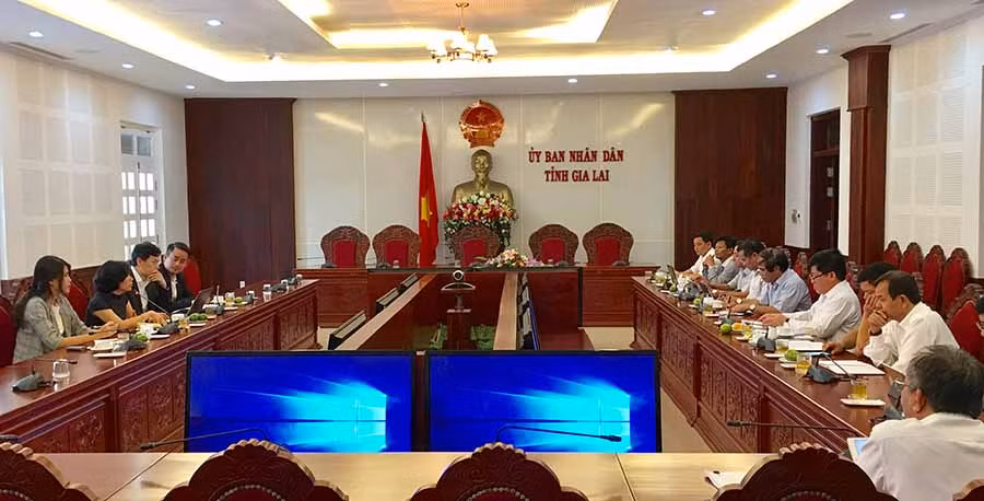 Chủ tịch UBND tỉnh Võ Ngọc Thành tiếp nhà đầu tư đến tìm cơ hội đầu tư tại Gia Lai