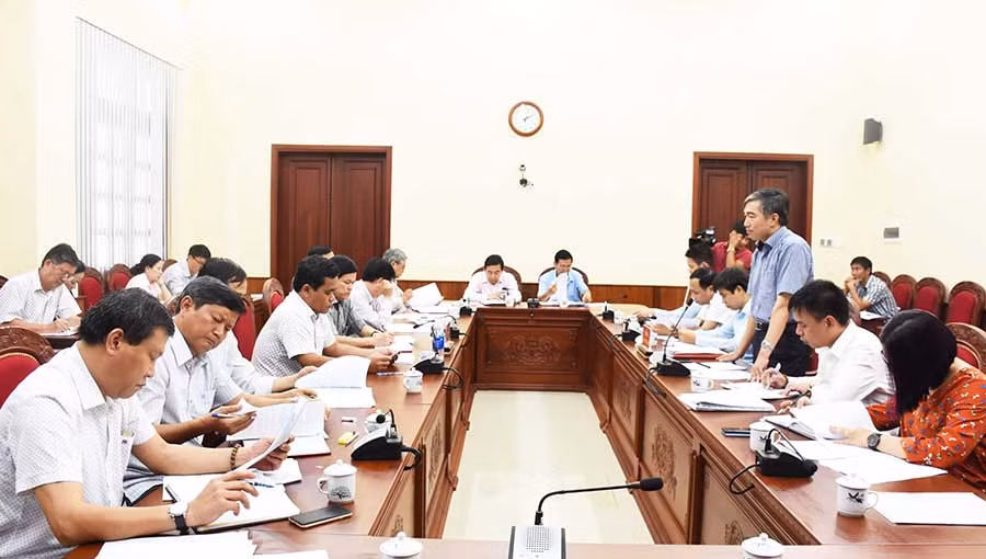  Đoàn công tác Ban Tổ chức Trung ương trong một lần làm việc với Tỉnh ủy Gia Lai khảo sát một số nội dung các đề án trình Bộ Chính trị, Ban Bí thư. Ảnh: M.N