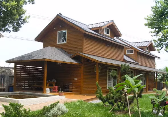  Nhà gỗ lắp ráp có cấu trúc bền vững, phong cách mới mẻ và hiện đại. Nguồn ảnh: Homify. 