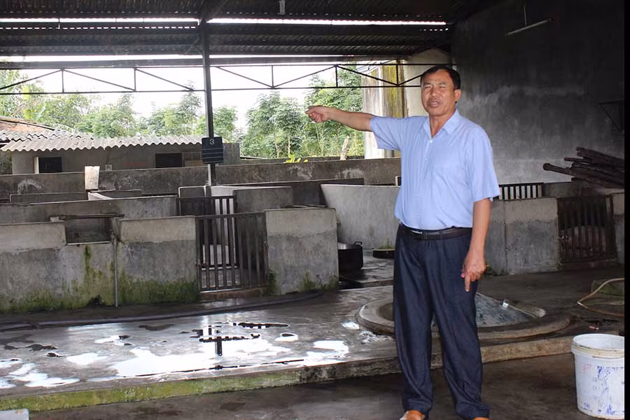  Lò giết mổ gia súc tập trung của gia đình ông Vũ Thế Kỳ (tổ 8, phường Đống Đa, TP. Pleiku) chỉ hoạt động đúng 1 tháng rồi đóng cửa. Ảnh: Nguyễn Diệp