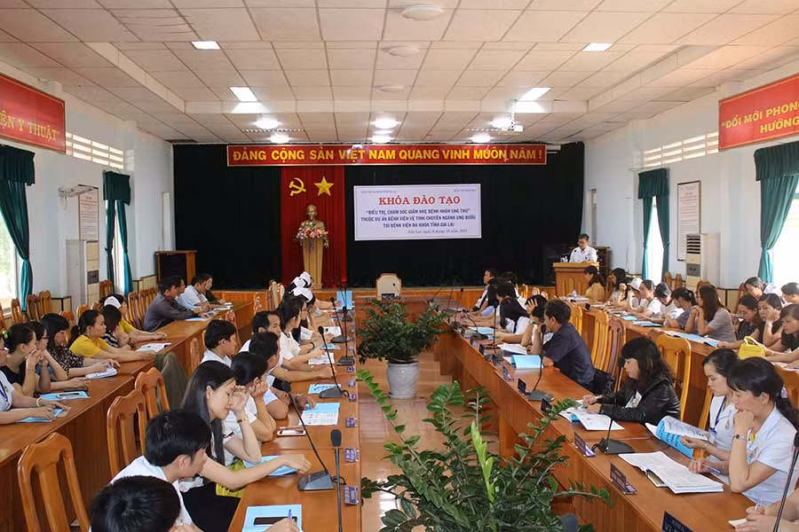 Quang cảnh buổi tập huấn. Ảnh: Như Nguyện