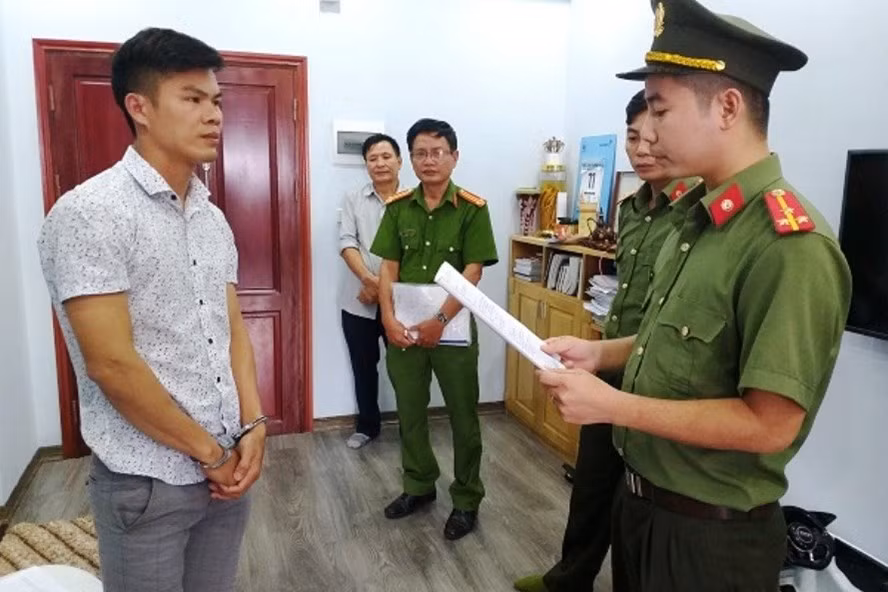 Đối tượng Lợi bị bắt giữ. Ảnh: CAHT