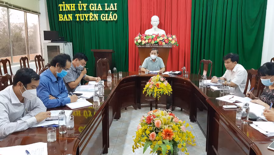 Quang cảnh cuộc họp. Ảnh: Duy Lê Quang cảnh cuộc họp. Ảnh: Duy Lê