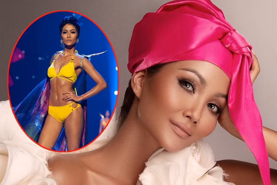 H'Hen Niê từng khiến khán giả tự hào khi vào Top 5 Miss Universe 2018. Ảnh: FBNV