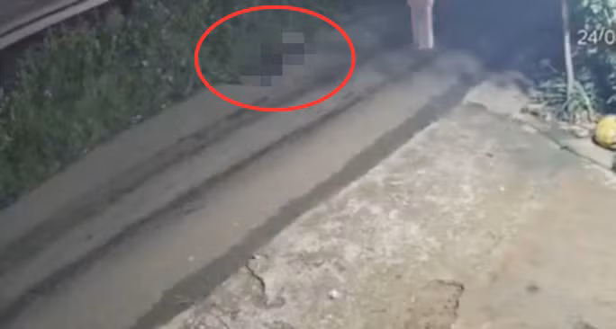 Hiện trường vụ việc khiến 1 người chết, 3 người bị thương. Ảnh từ camera người dân.