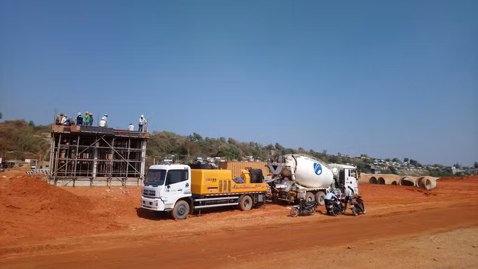 Một góc dự án Lấn biển, bố trì sắp xếp lại dân cư và chỉnh trang đô thị phường Đức Long (TP Phan Thiết)