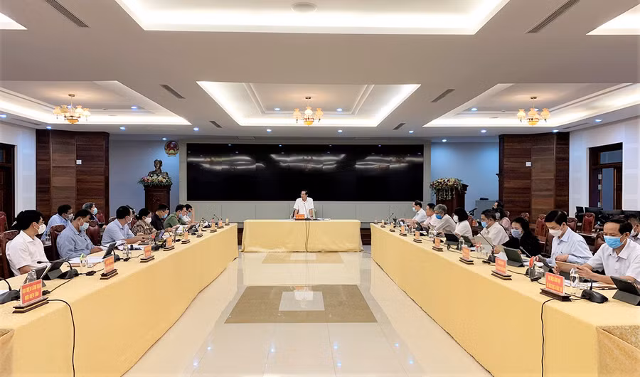 Quang cảnh cuộc họp. Ảnh: Phương Linh