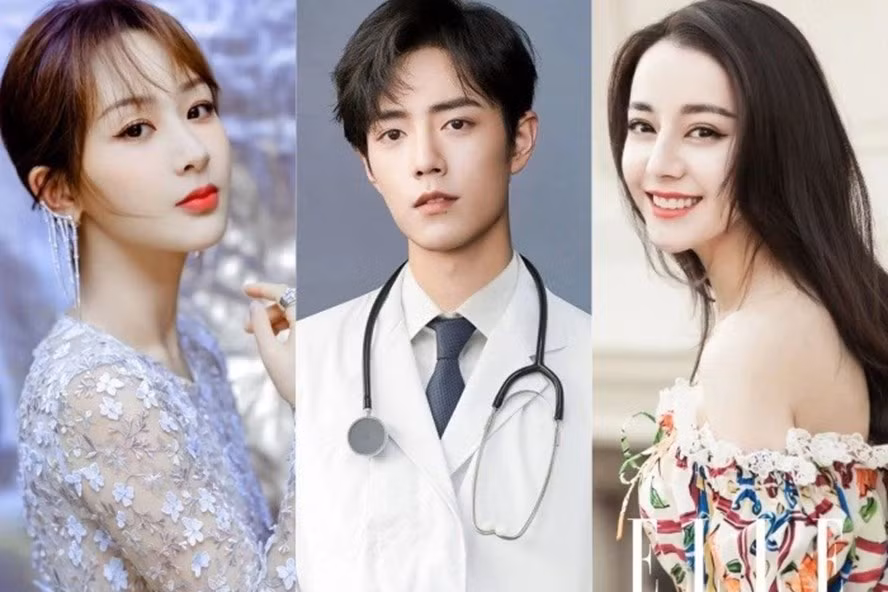 Địch Lệ Nhiệt Ba và bạn diễn vươn lên top 1 trước Tiêu Chiến, Dương Tử. Ảnh: Xinhua.