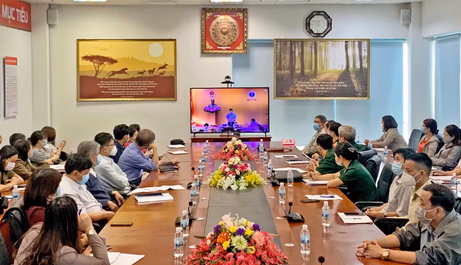 Quang cảnh buổi tập huấn trực tuyến tại điểm cầu tỉnh Gia Lai. Ảnh: Như Nguyện