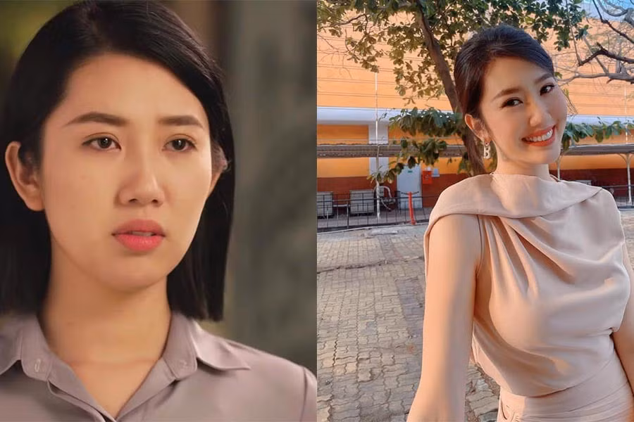 Thuý Ngân từng gây ấn tượng mạnh mẽ với vai Hân trong phim “Gạo nếp gạo tẻ”. Với “Cây táo nở hoa